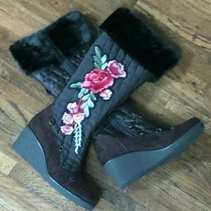 DIY Floral Boots